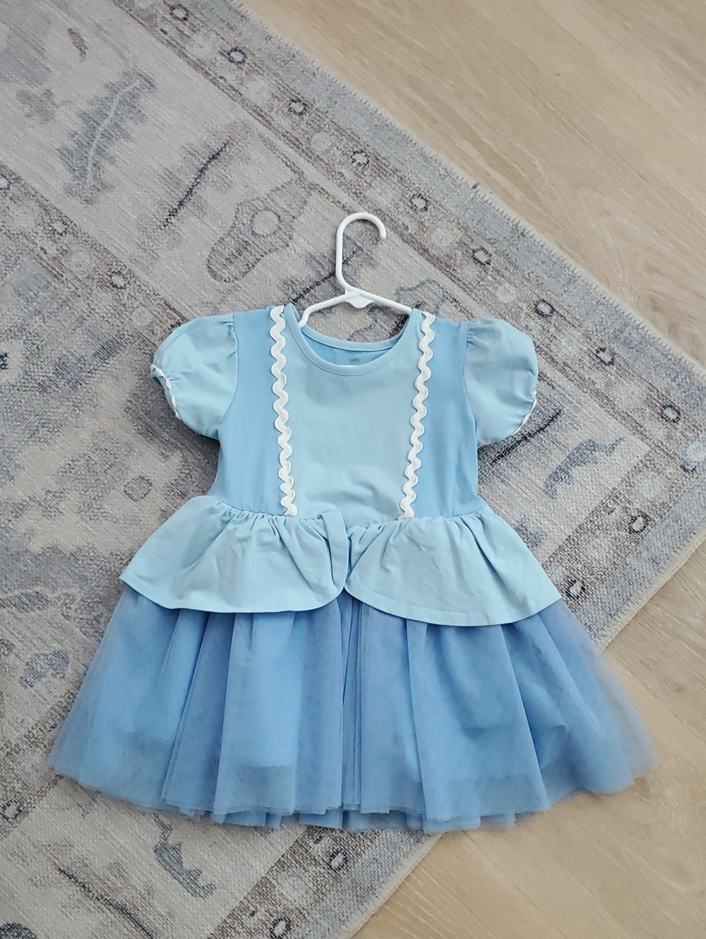 Shrimp And Grits Toddler Girls Cinderella Princess Blue Princess Dress SzXS 2-3T